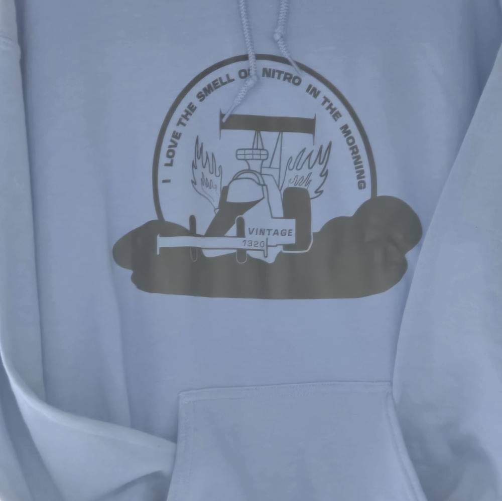 Men's Blue Graphic Hoodie